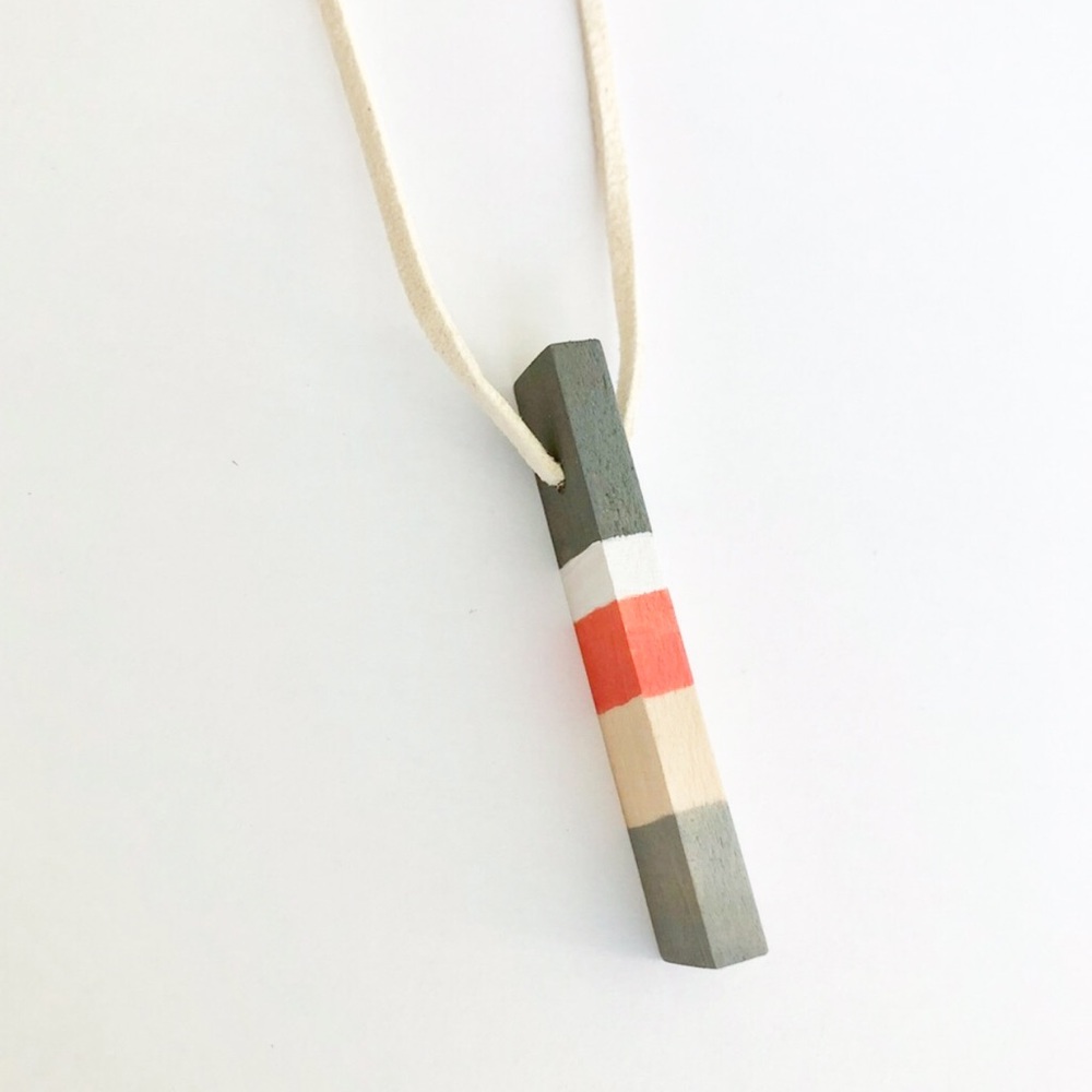 Wooden Totem Necklace